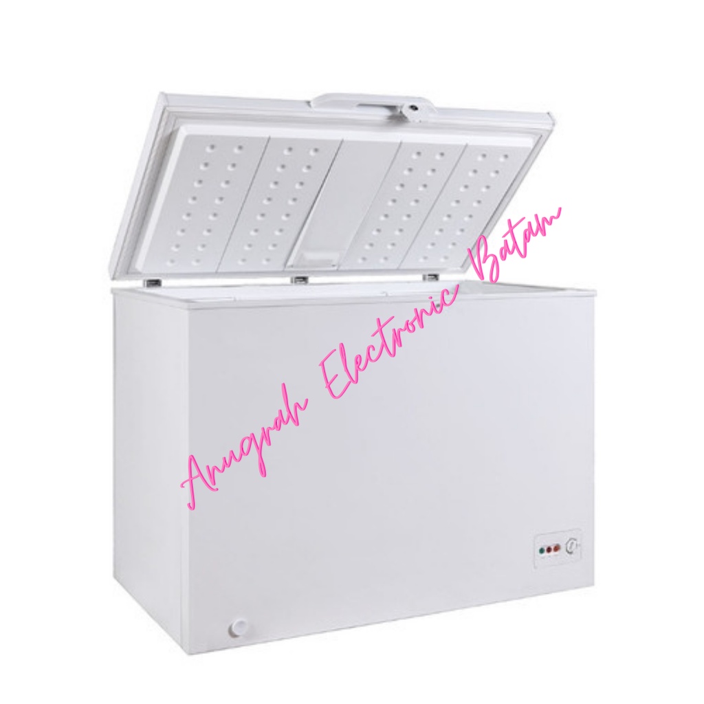 MIDEA HS 258 CK CHEST FREEZER BOX HS258CK LEMARI PEMBEKU 200 LITER BATAM