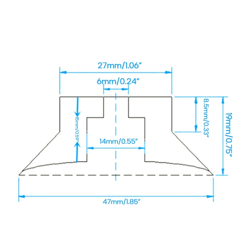 Zzz 4pcs Karet Kaki Kualitas Tinggi Diy Untuk Voron 2.4 3d Printer Bagian Kaki Pad