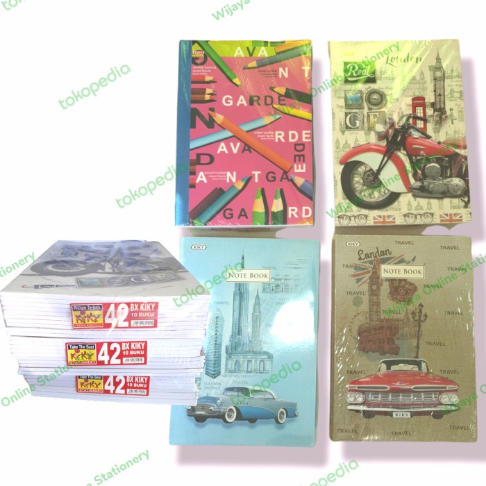 

Bts Buku Tulis Boxy Kiky 42 L (10 Pc)