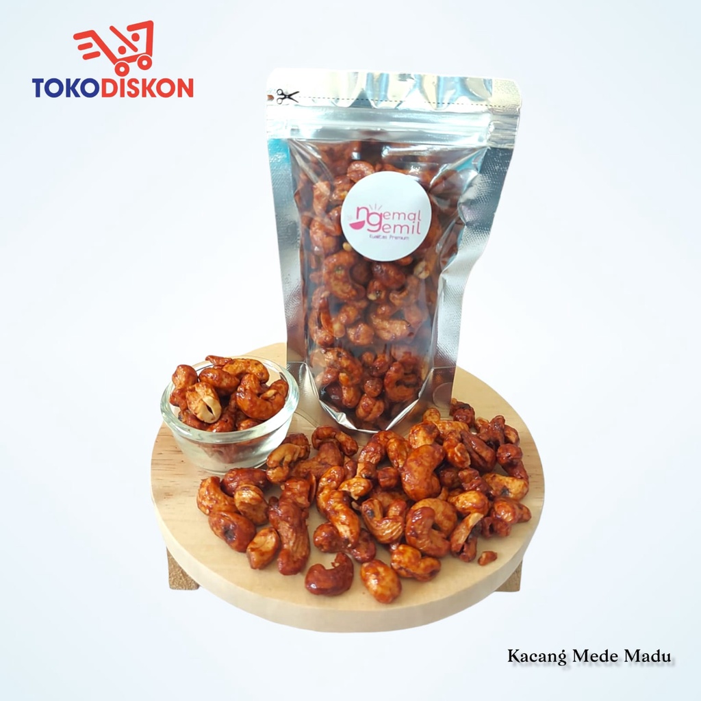 

Kacang Mede Madu Karamel Homemade Kacang Mete Madu Roasted Honey Cashew Kualitas Premium