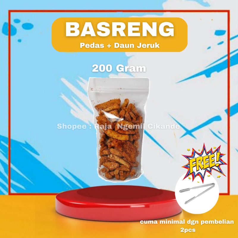 

[BISA COD + FREE CAPITAN MAKANAN] BASRENG DAUN JERUK PEDAS ISI 200 gram / BASO GORENG / BASRENG PEDAS / BASRENG SULTAN / BASRENG KERING CABE ASLII