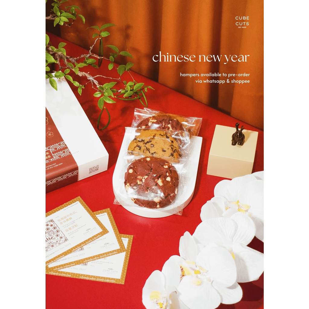 

CNY 2023 hampers cubecuts Crazy mess cookies