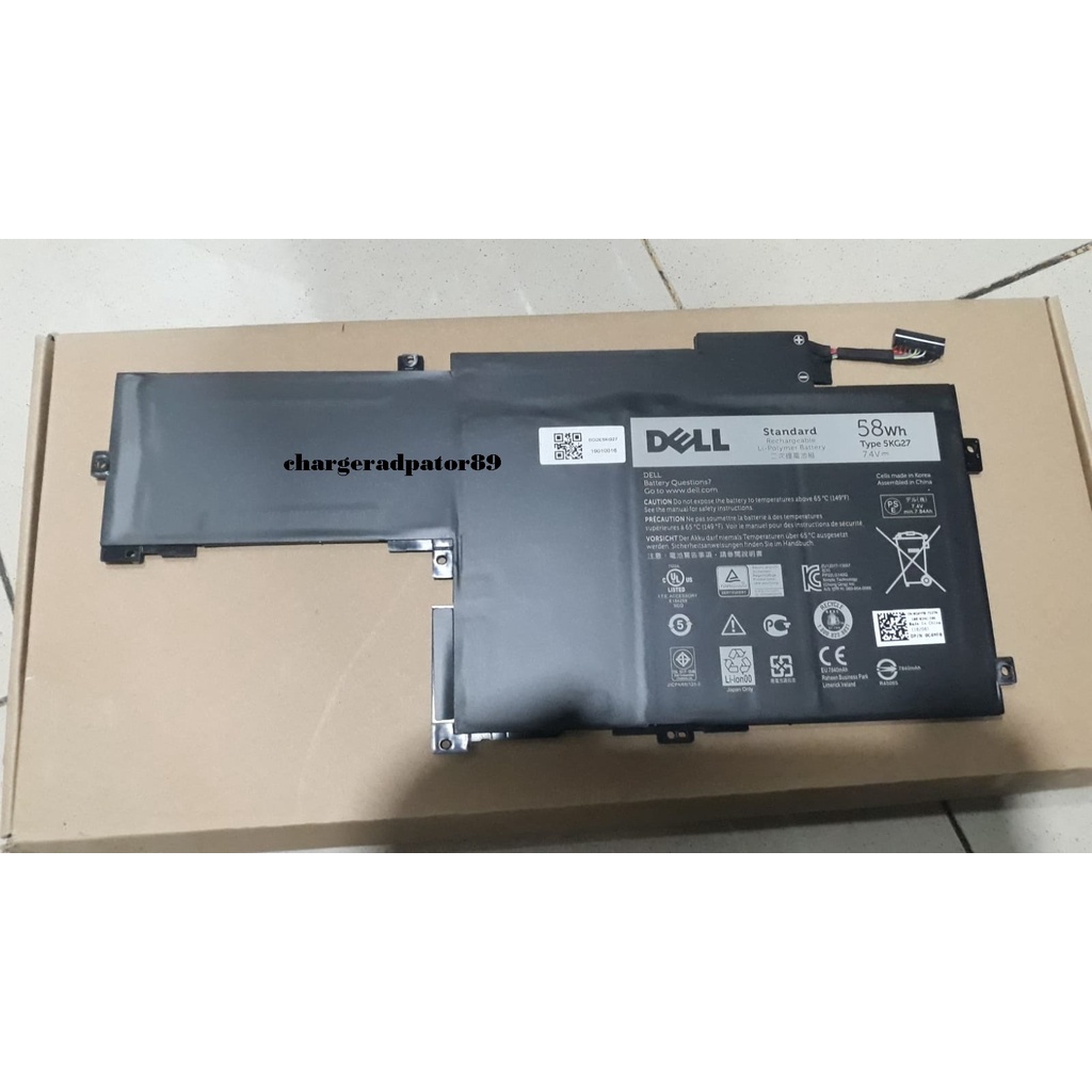 ORIGINAL Battery Baterai Laptop Dell Inspiron 14 7000 14 7437 5KG27