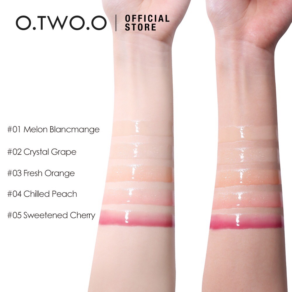 O.TWOO Crystal Clear Berry Lip Gloss