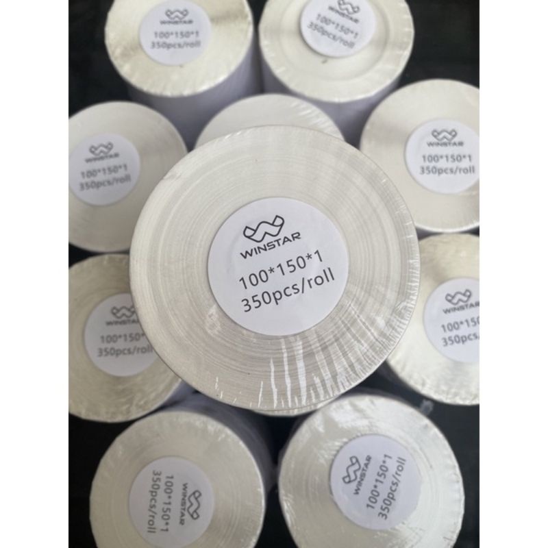 

Kertas AWB Thermal 100mmx150mm isi 350 lbr 500lbr