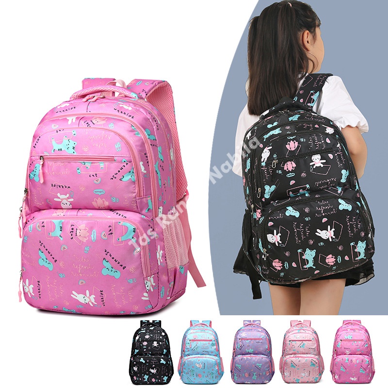 Tas Ransel  Sekolah Anak Perempuan TK SD SMP Backpack Wanita Premium Fashion Murah Import