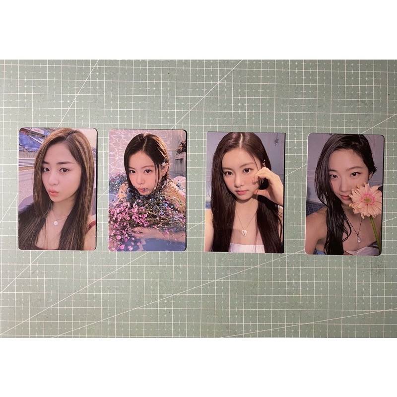 PHOTOCARD LESSERAFIM YUNJIN KAZUHA GARAM SHOWCASE PC ALBUM PC BLUE CHRYPE KAZUHA BUNGA BLACK PATROL 