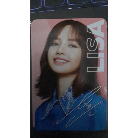PC PHOTOCARD OREO BLACKPINK LISA 08