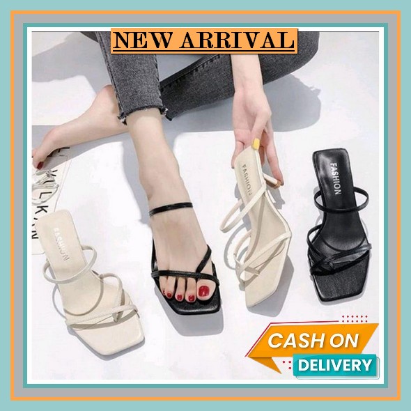 Sepatu Hak Hels Kaca T 7 Cm Heels Fashion Wanita Model Vn 04 Kantor Chunky Lv Kokop 7Cm Sapatu Hils 