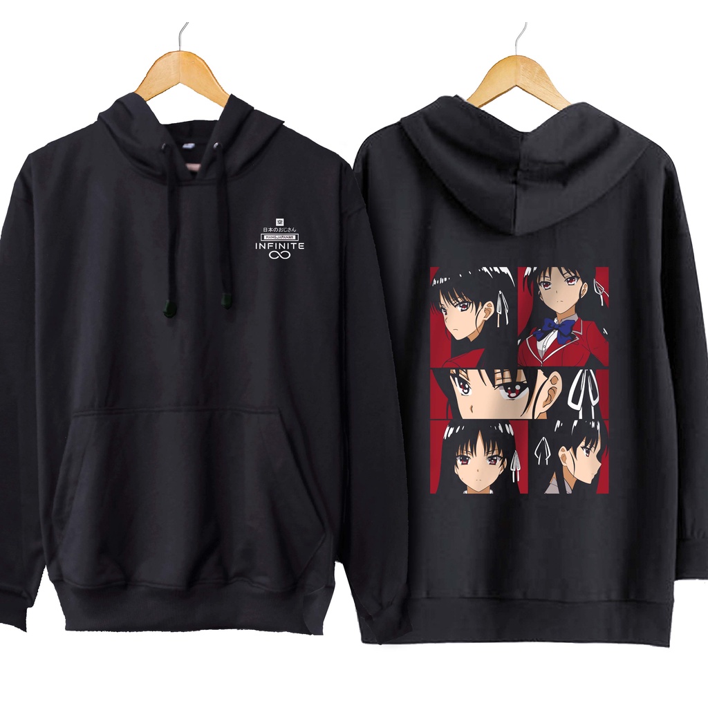 Jaket hoodie jumper infinite anime SUZUNE HORIKITA GRID - YOU ZITSU material cotton fleece