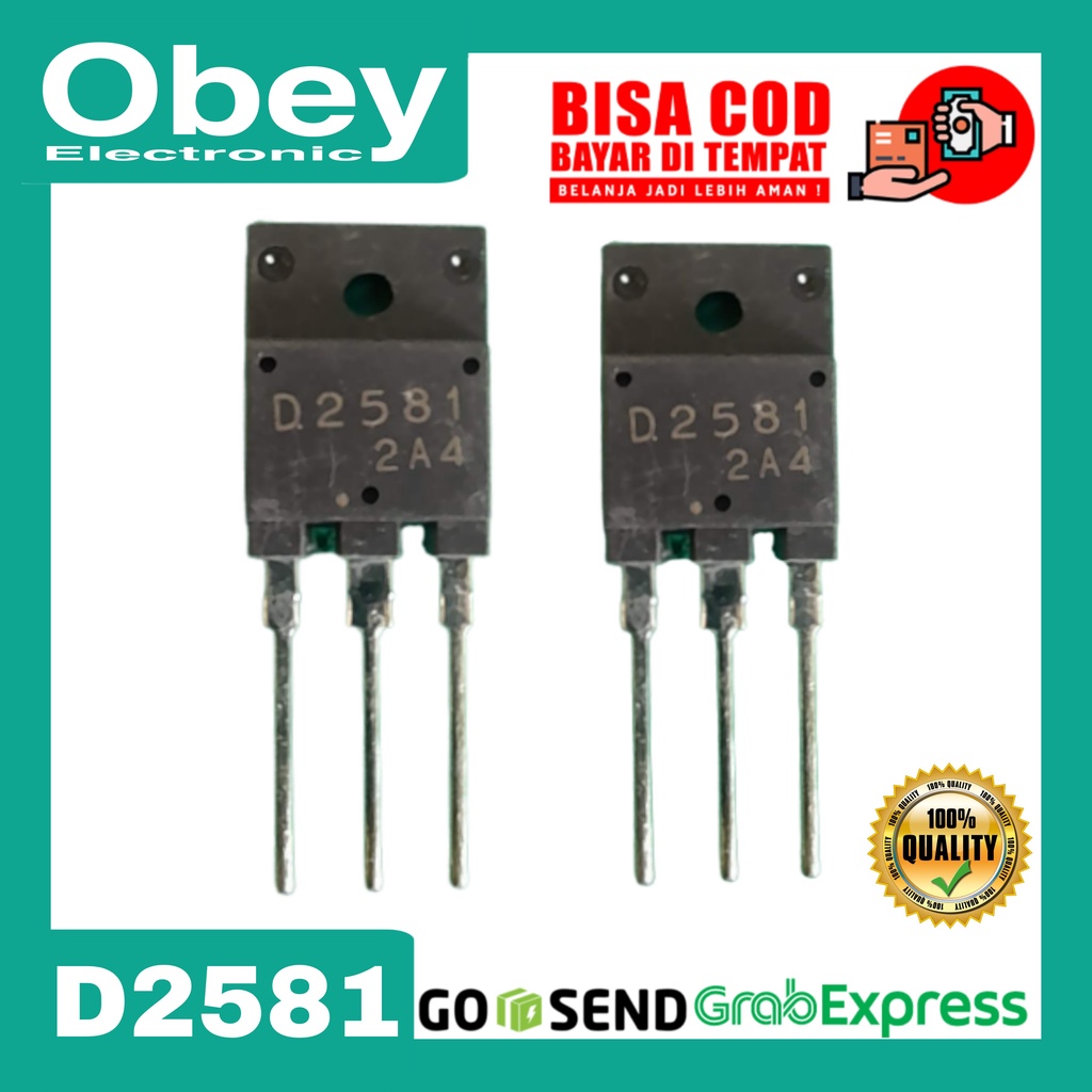 Transistor D2581/D 2581 Original