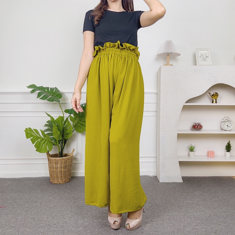 STARLA HIGHWAIST KULOT CRINCLE WANITA