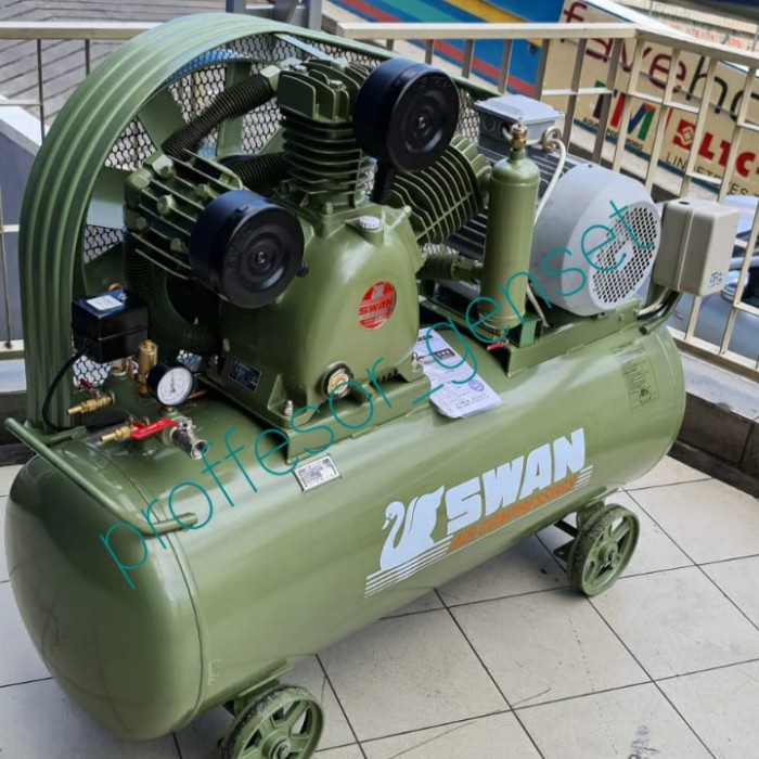 Kompresor angin swan 7,5 hp HWP 307 motor 3 phase tekanan tinggi