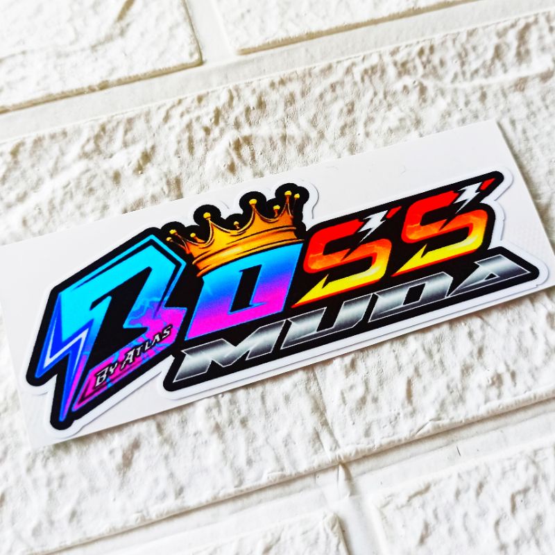 STIKER BOSS MUDA