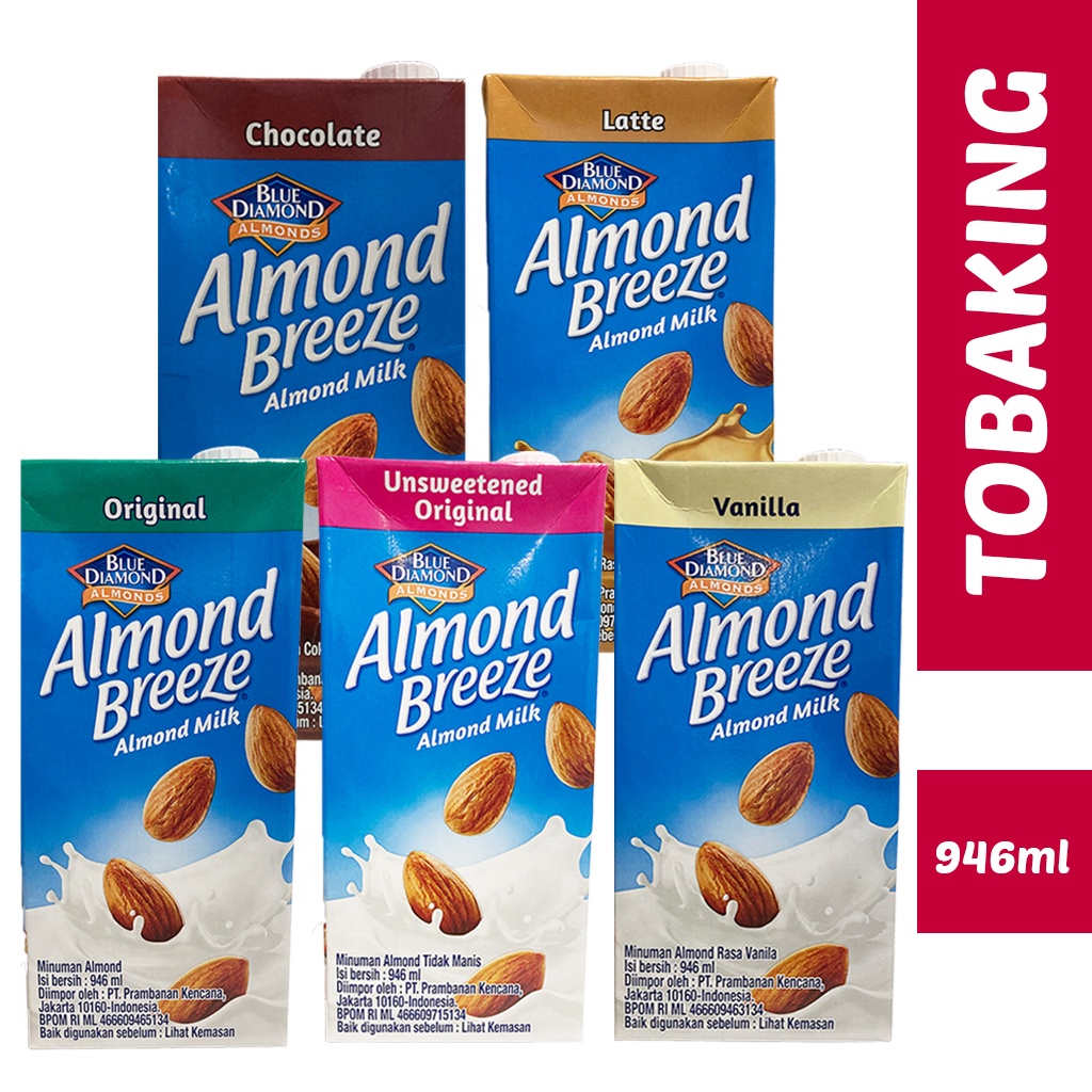 

Almond Breeze Blue Diamond 946ml Almond Milk Vanilla Chocolate Latte Barista