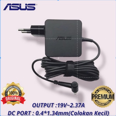 Charger Laptop Asus X441S X441 X441U X441UA X441b X441M A407u A409u A412d X441 X540S X540L X453M 19V 2.37A 4.0mm×1.35mm