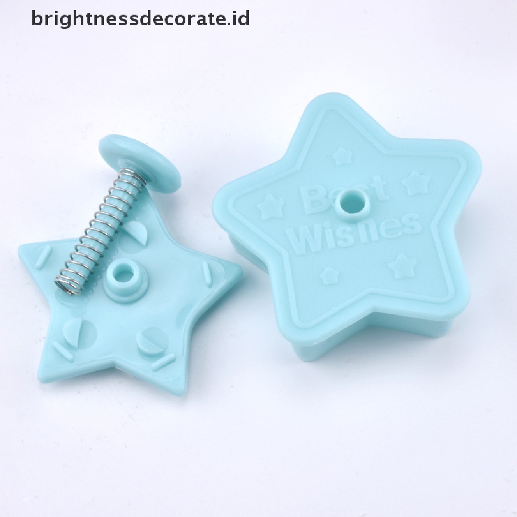[Birth] 4pcs/set Cetakan Kue Kering Plastik Cetakan Kue Kartun Multiseri [ID]