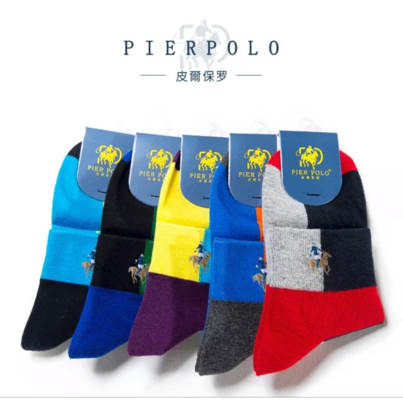 Pier polo Kaus Kaki Anti Bakteri Pierpolo Socks Original Premium Kaos Kaki Pendek 028