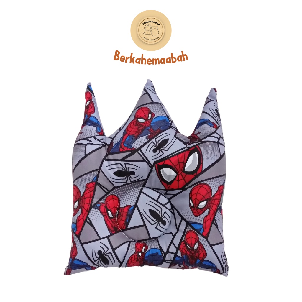 (SPIDERMAN) Bantal Bayi Anti Peyang Mahkota Series | Bantal Bayi | Flat Head Prevention Pillow | Bantal Mahkota Series