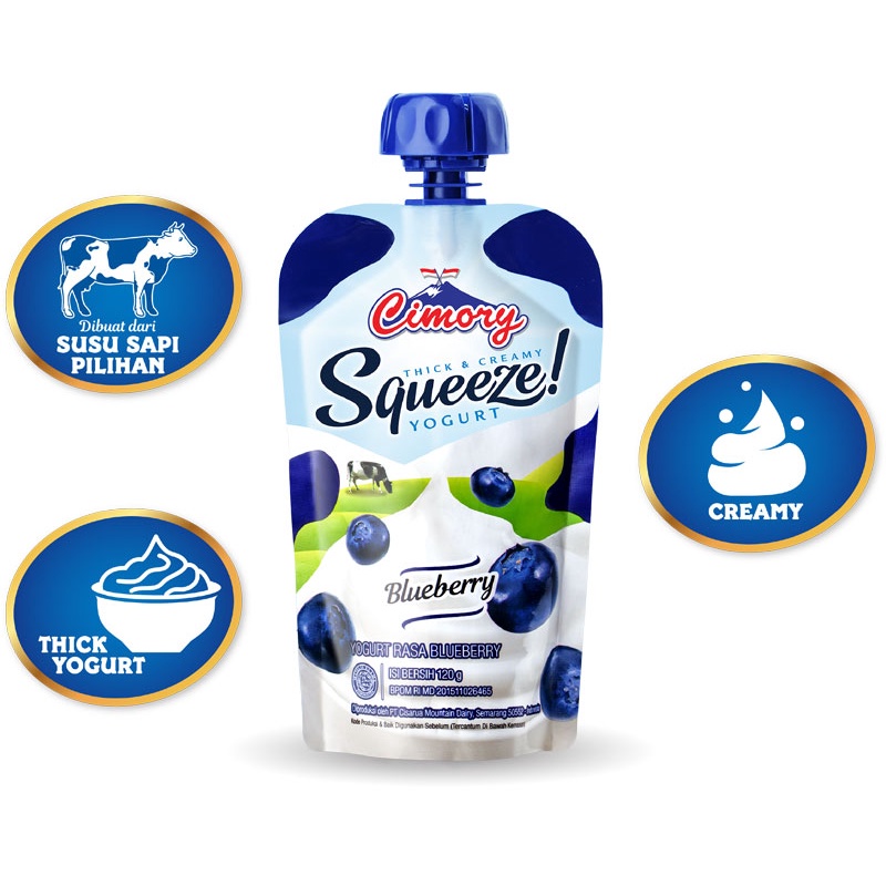 

Cimory Yogurt Squeeze (Blueberry) 120g