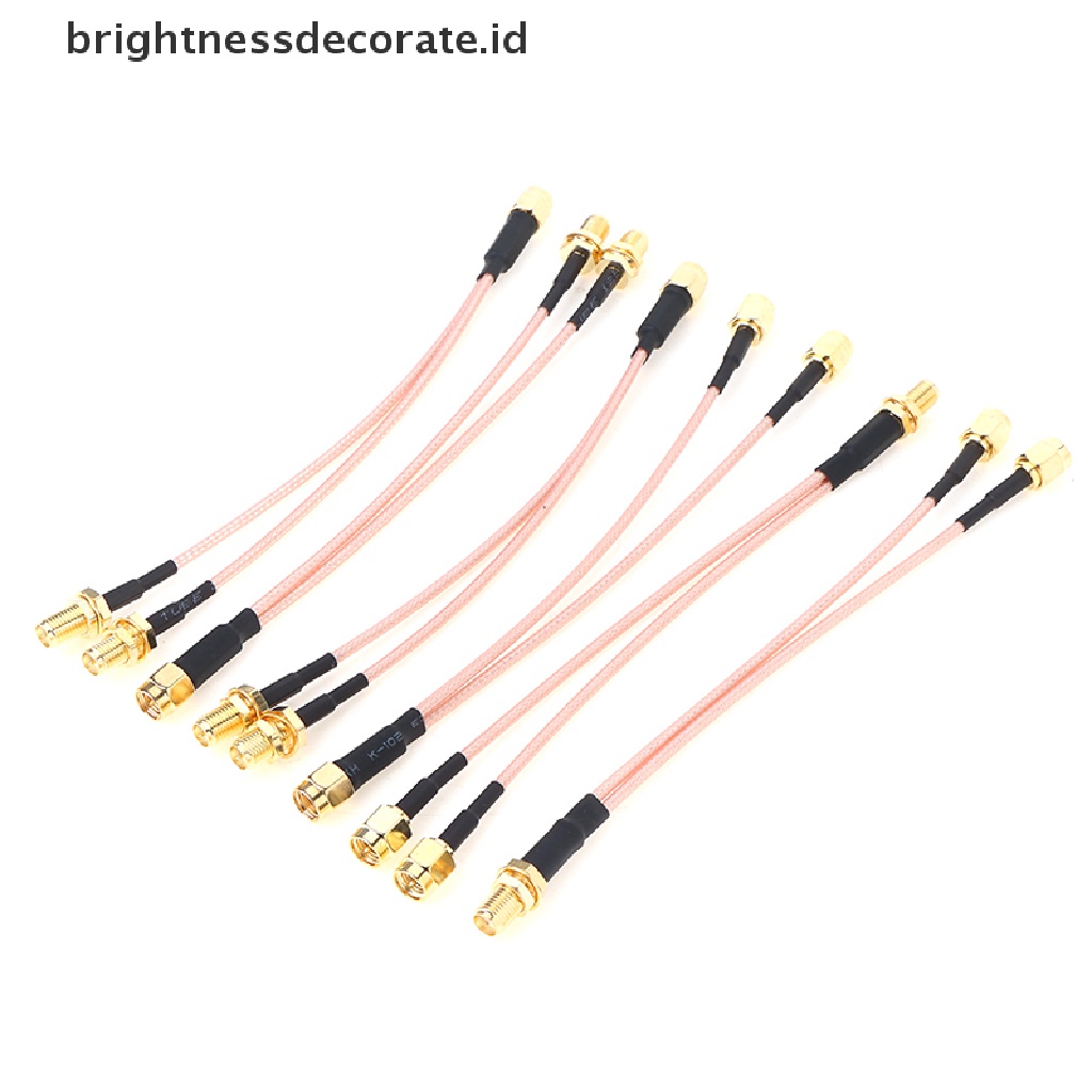 [Birth] Sma to 2X SMA Male Female Y type Splitter Combiner Jumper Kabel Kuncir [ID]