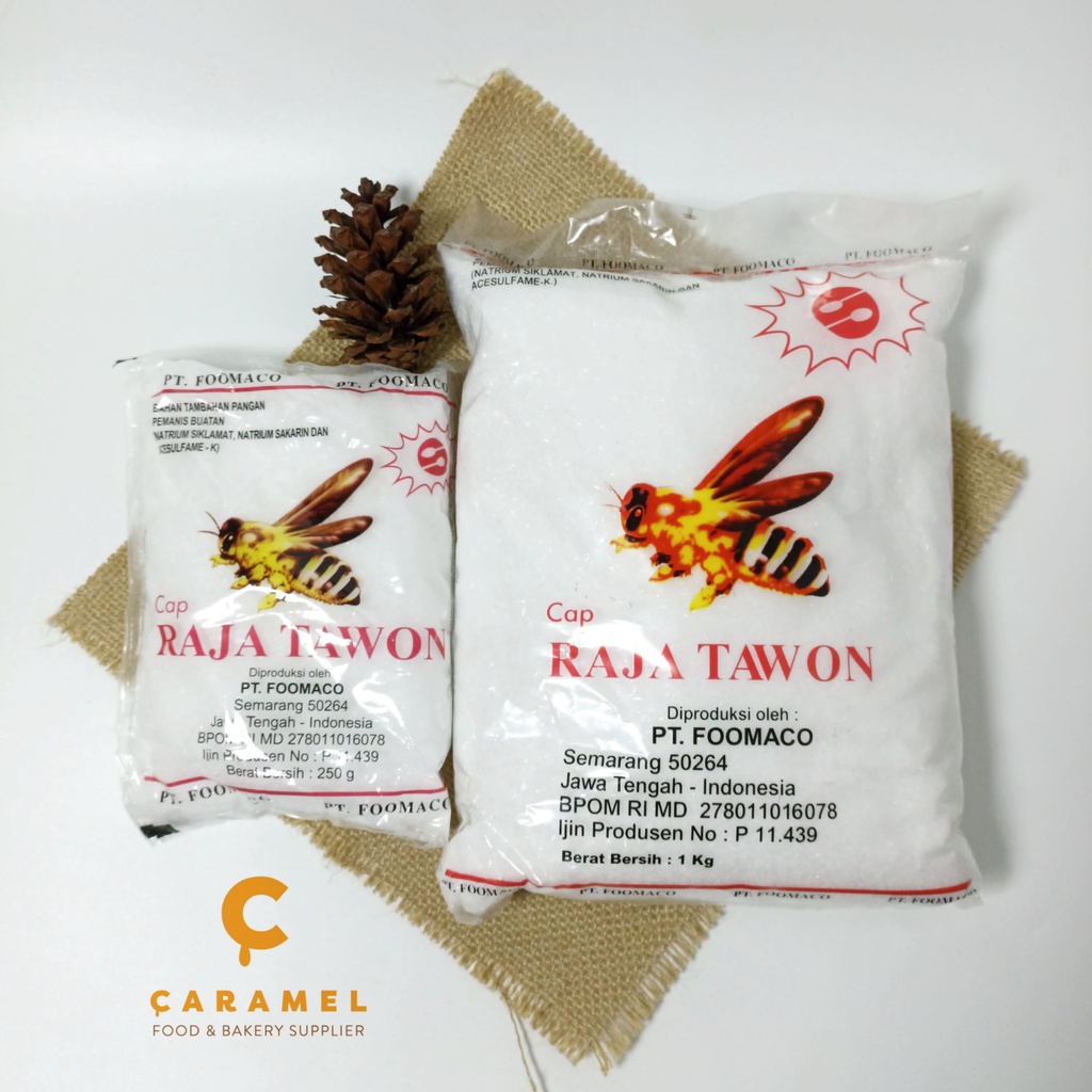 

SARI MANIS CAP RAJA TAWON 250GR - PEMANIS BUATAN - SARI MANIS