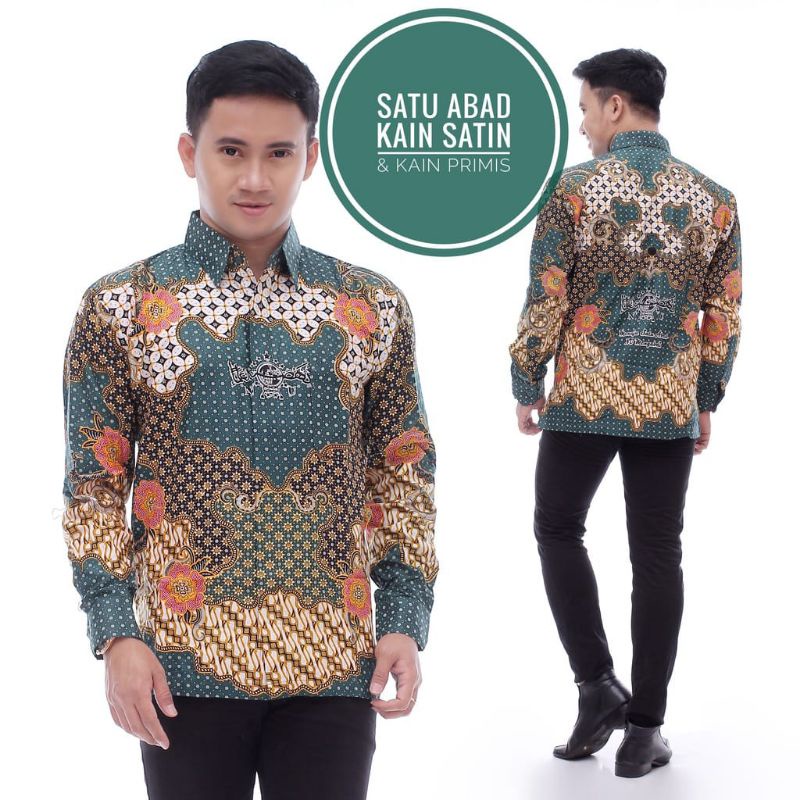 Batik NU 1 abad kemeja batik NU satu abad