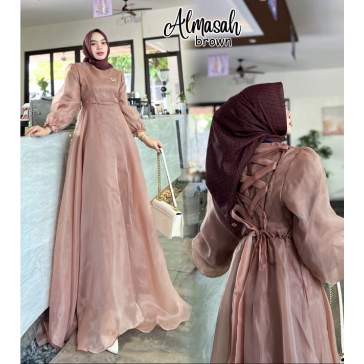 ALMASAH gamis kondangan gamis pesta muslimah