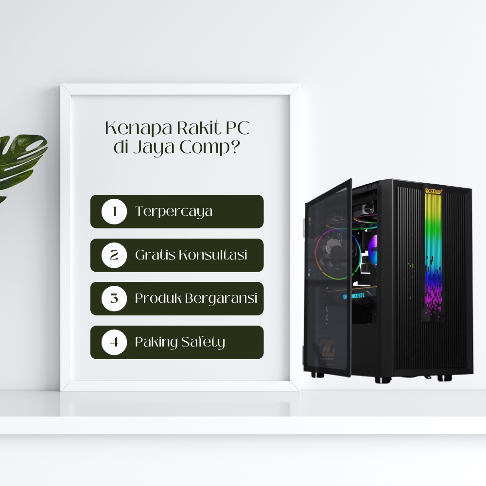 PC Gaming Fullset Core i7 3770 RAM 8GB HDD GTX 750 TI 4GB komputer gaming full set paket lengkap rakitan desktop