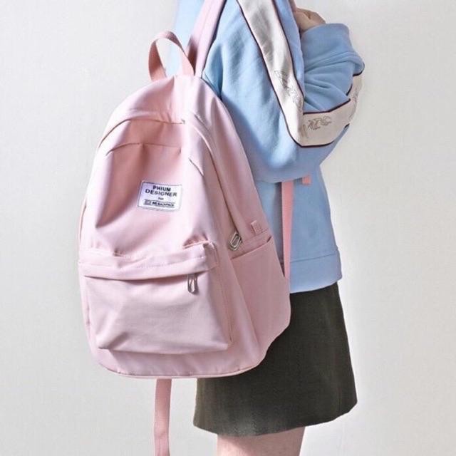 Tas Ransel Backpack Punggung  Wanita Sekolah Distro Polos Murah Terbaru Cewek Cowok Pria Wanita Rans