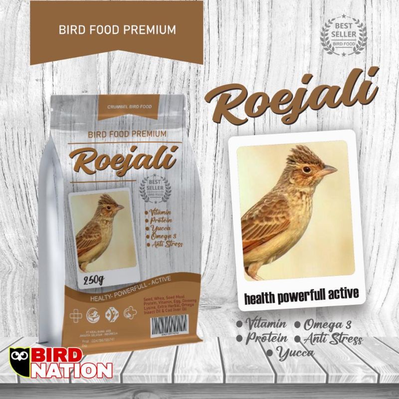 Pakan Burung Branjangan (Mirafra Javanica) ROEJALI
