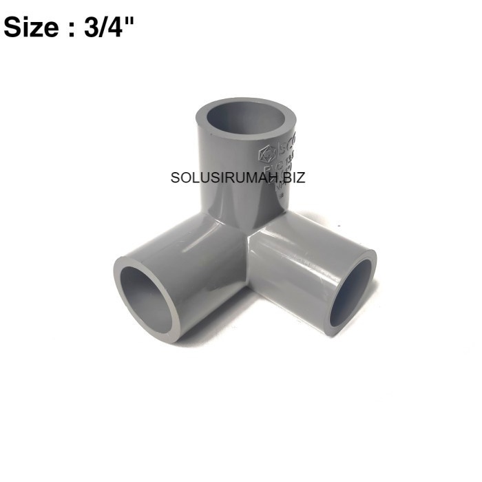 Y BRANCH ¾ X 45DT X 3LB AW ¾” PVC FITING PVC 3 WAY SIDE TEE 0.75INCH