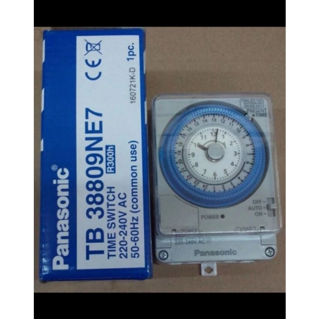 Timer listrik panasonic / pengatur waktu / din rail timer TB 388NE9