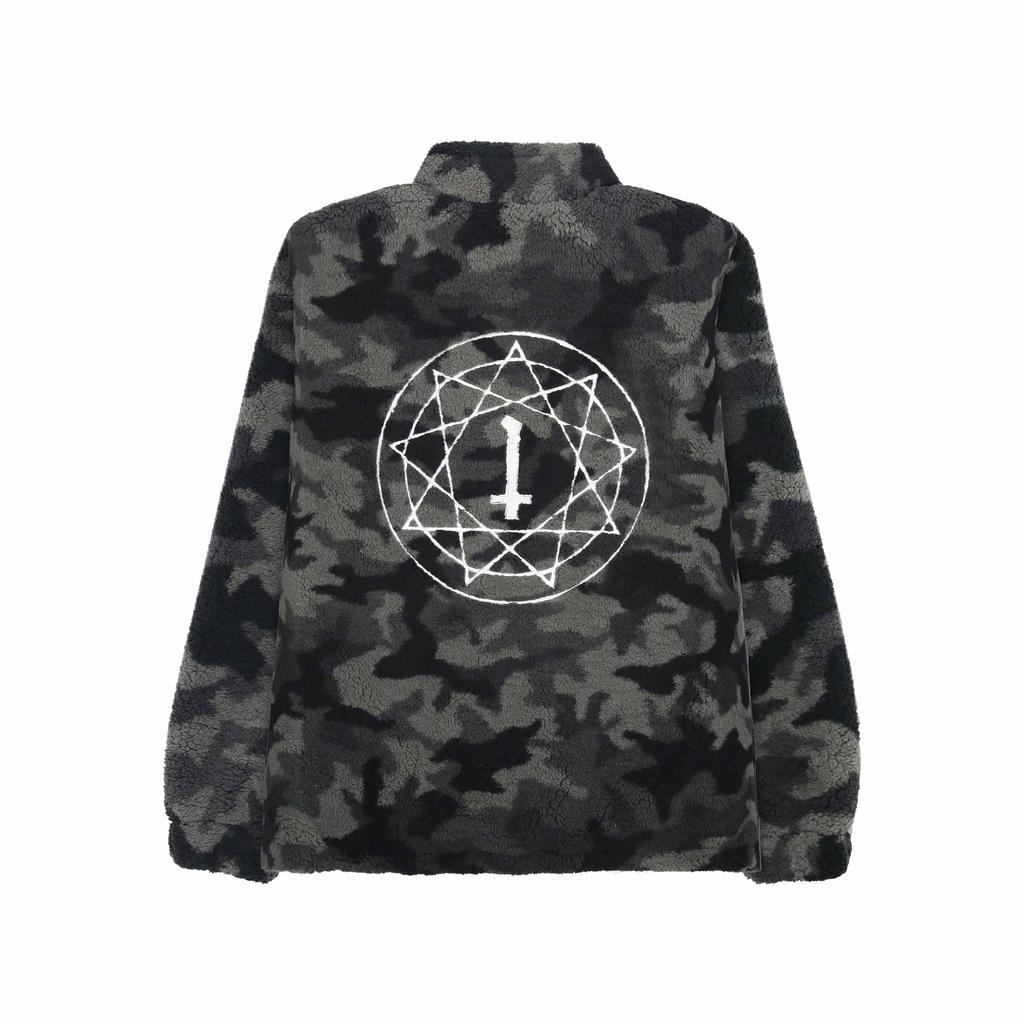 Heretic - Sherpa Jacket - Camo Pentagram