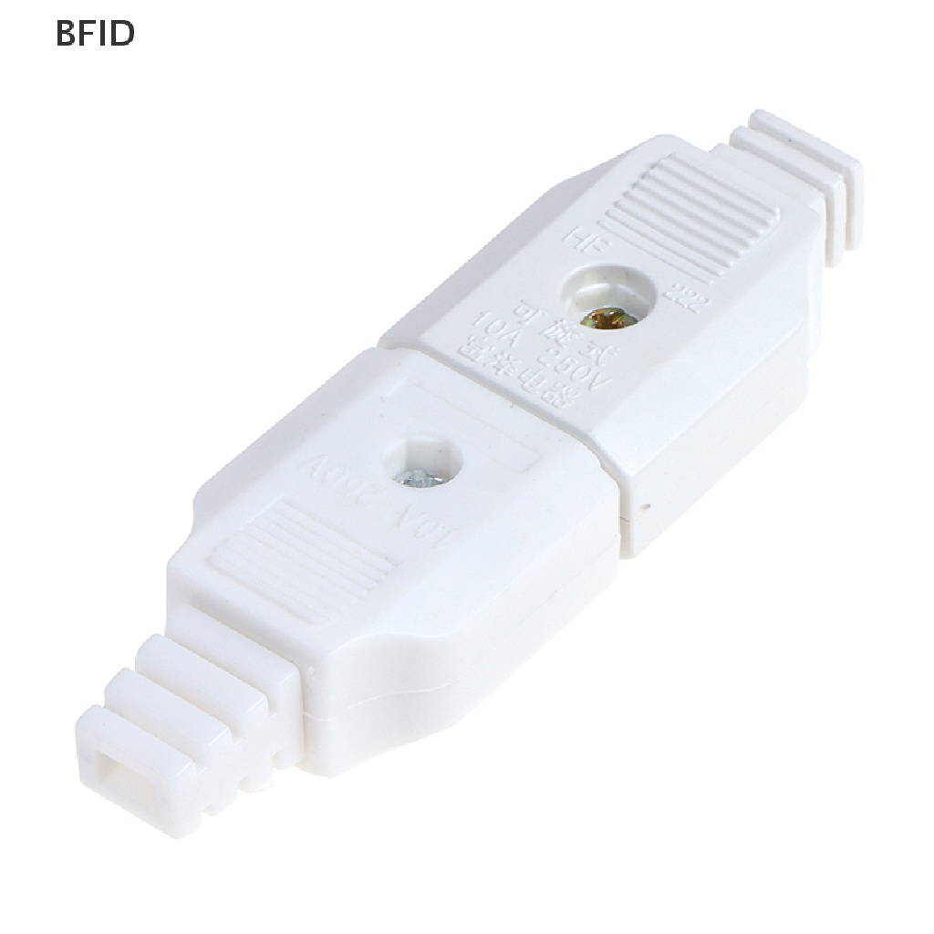 [BFID] Us 2pin Gepeng AC Listrik Power Male Plug Female Socket Outlet Adaptor Kawat [ID]