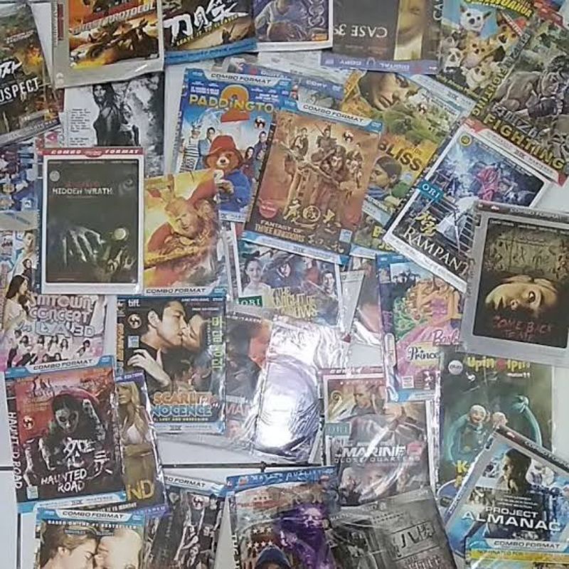 Kaset CD VCD DVD Bekas Pilem / Lagu