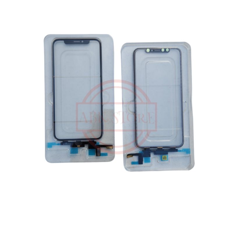 KACA LCD + TOUCHSCREEN + LEM OCA FOR IPHONE X / IPHONE XS FLEXIBEL PENDEK - PANJANG