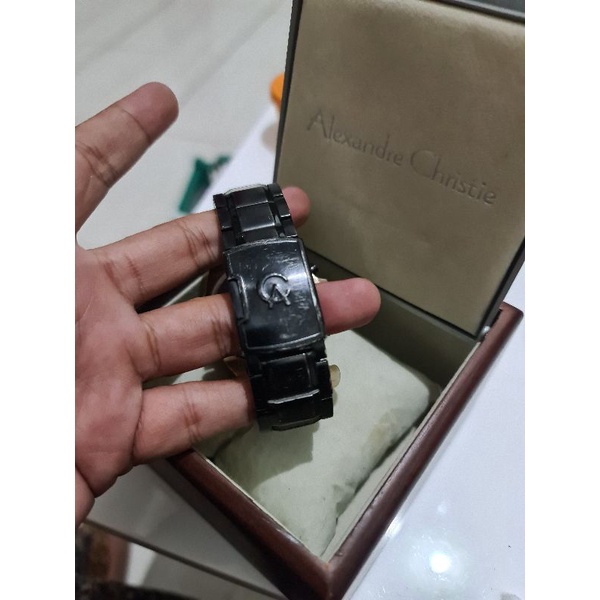 jam tangan original AC alexandre christie Chronograph lkp preloved second bekas