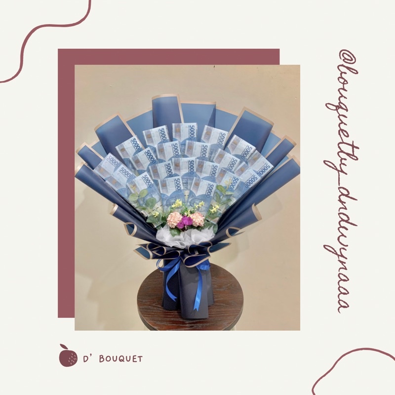 Money bouquet 1juta / Snack bouquet by @bouquetby_dndwynaaa