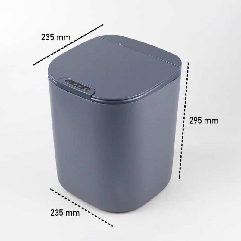 Tempat Sampah Buka Tutup Otomatis Smart Trash Can Motion Sensor Dustbin 16L