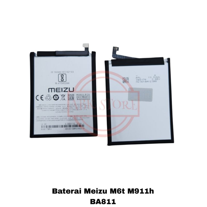 BATRE BATERAI BATTERY MEIZU M6T M811H BA811 ORIGINAL