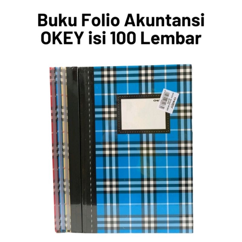 

Buku Folio Okey/Paperline isi 100 Lembar/Buku akutansi/Buku Garda