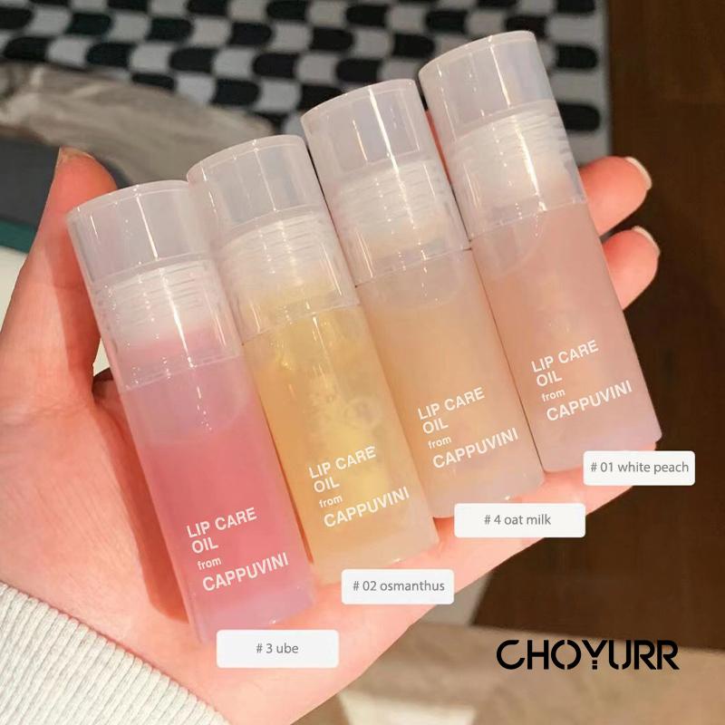 【COD】Lip Balm Transparant  Moisturize Repair Nourish Reduce Wrinkles Lip Glow Oil Lip Gloss 4 Warna Glossy Korean Import-CH