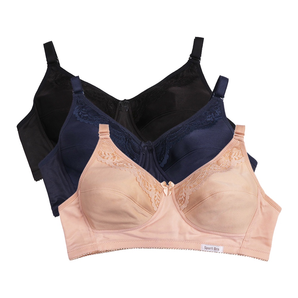Bra Olah Raga Bra Sport Bra Basic Tanpa Kawat Big Size