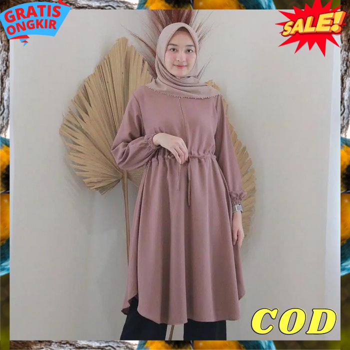 Tunik Wanita Terbaru Tunij Ibu2 Kondangan Thunic Dewasa Kekinian Bju Thunik Ibuibu Baju Atasan Kerja