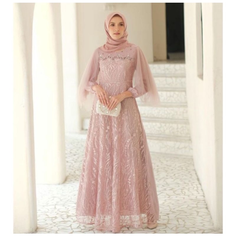 LUNA DRESS WISUDA KONDANGAN MUSLIMAH