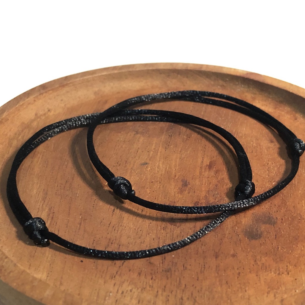 Gelang Tali | Gelang Tali Hitam | Gelang Hitam Polos | Gelang Tali Pria | Bracelet Strap