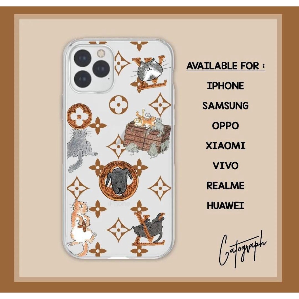 Casing Hape Cat Lucu Iphone Samsung Oppo Xiaomi Vivo Huawei
