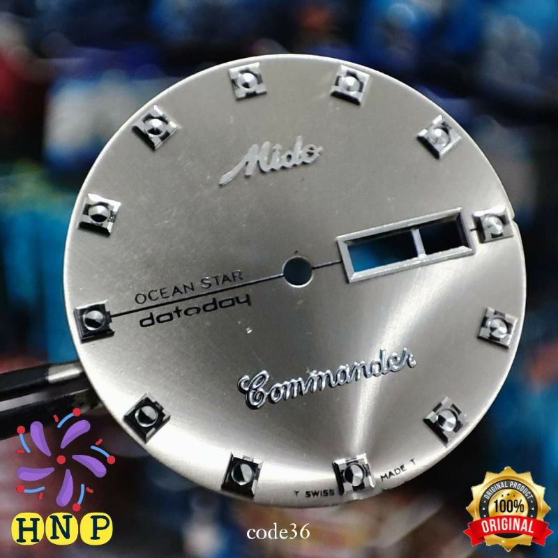 Plat dial jam tangan Mido Ocean Star Commander Datoday