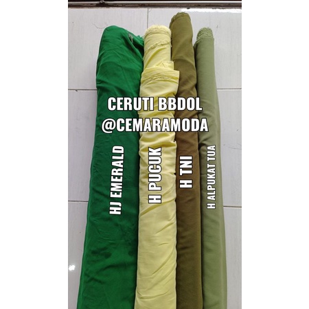 Kain Ceruti Babydoll Bahan PER 0.5meter / Ceruty Cerutty Cerutti Cerruti Seruty Seruti Baby Doll / kain gamis kerudung instant hijab instan jilbab pasminah segitiga